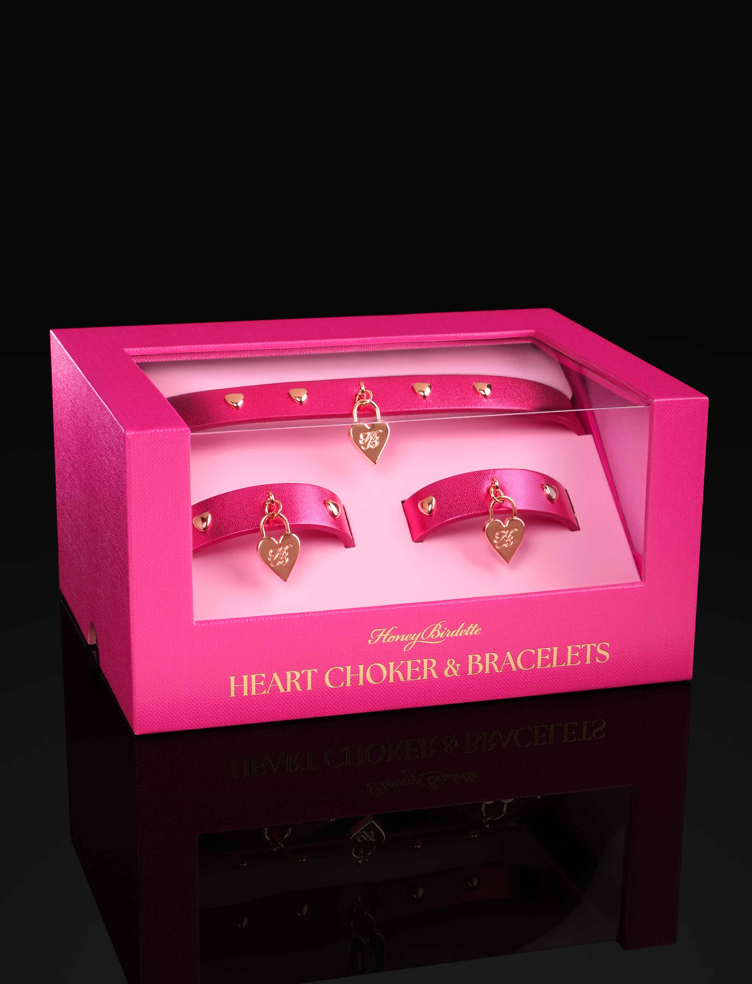 Heart Choker and Bracelets