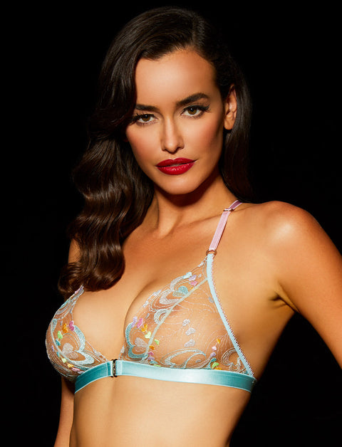 Candy Aquamarine Bralette