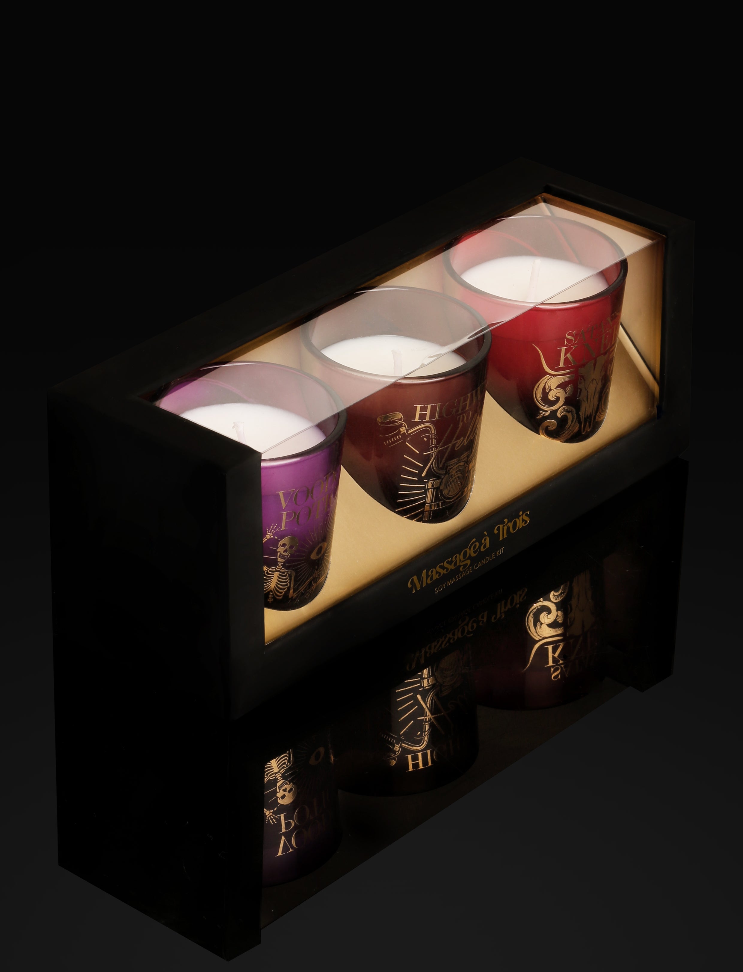 Mini Massage Candles Trio