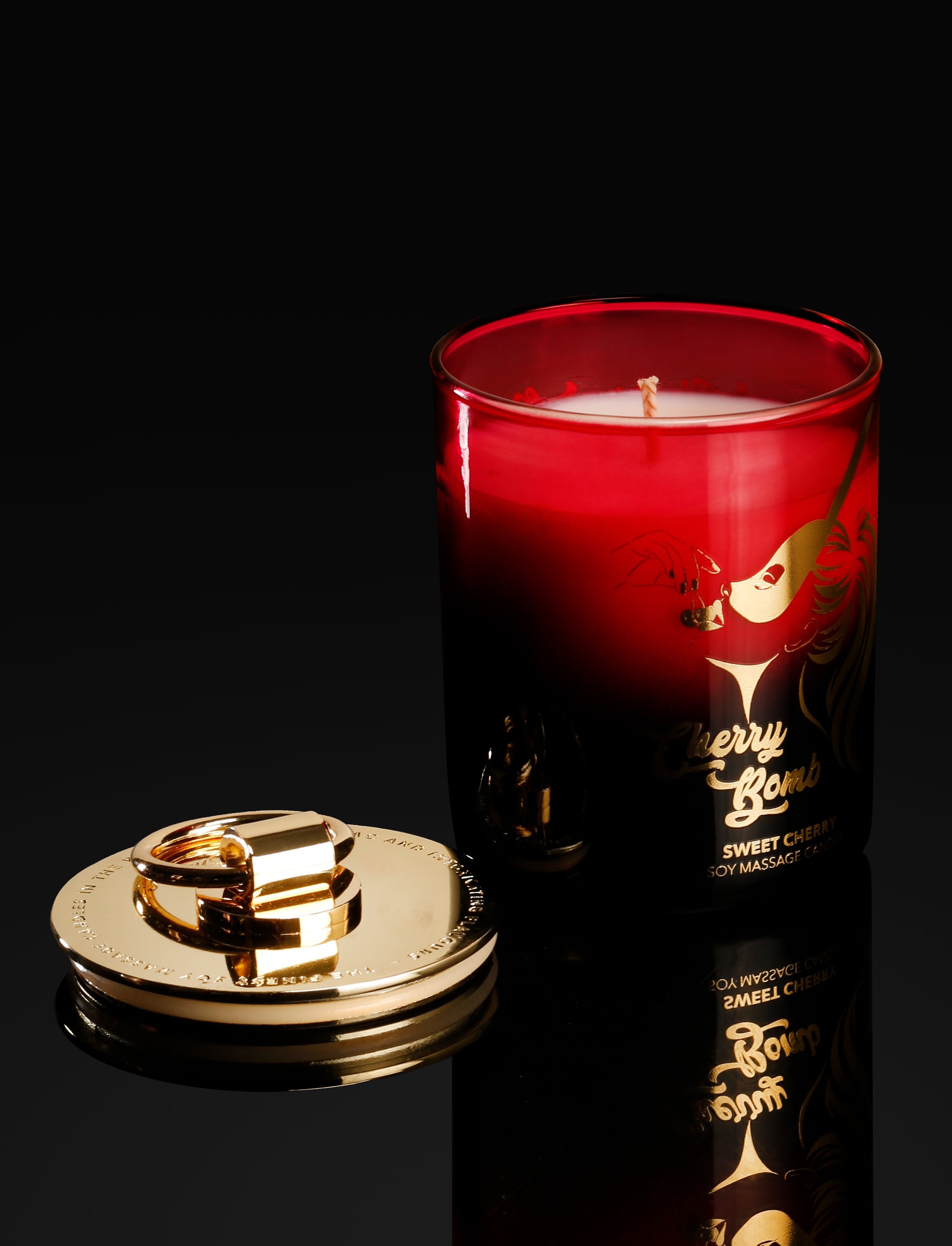 Cherry Bomb Massage Candle