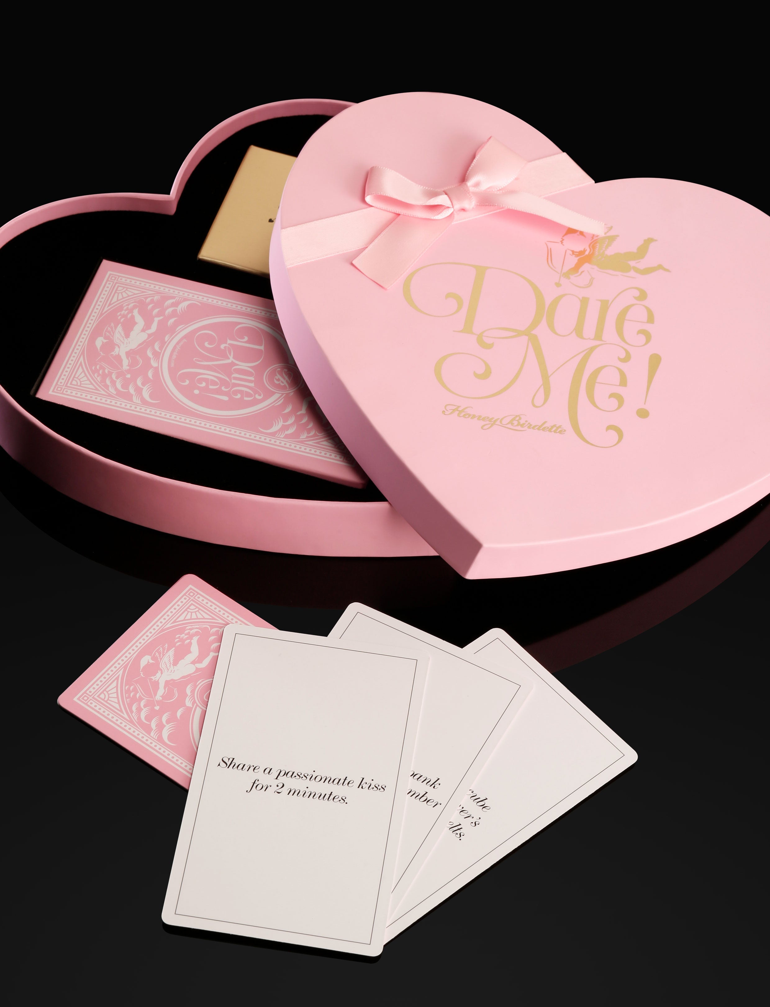 Pink Heart Dare Me Card Game