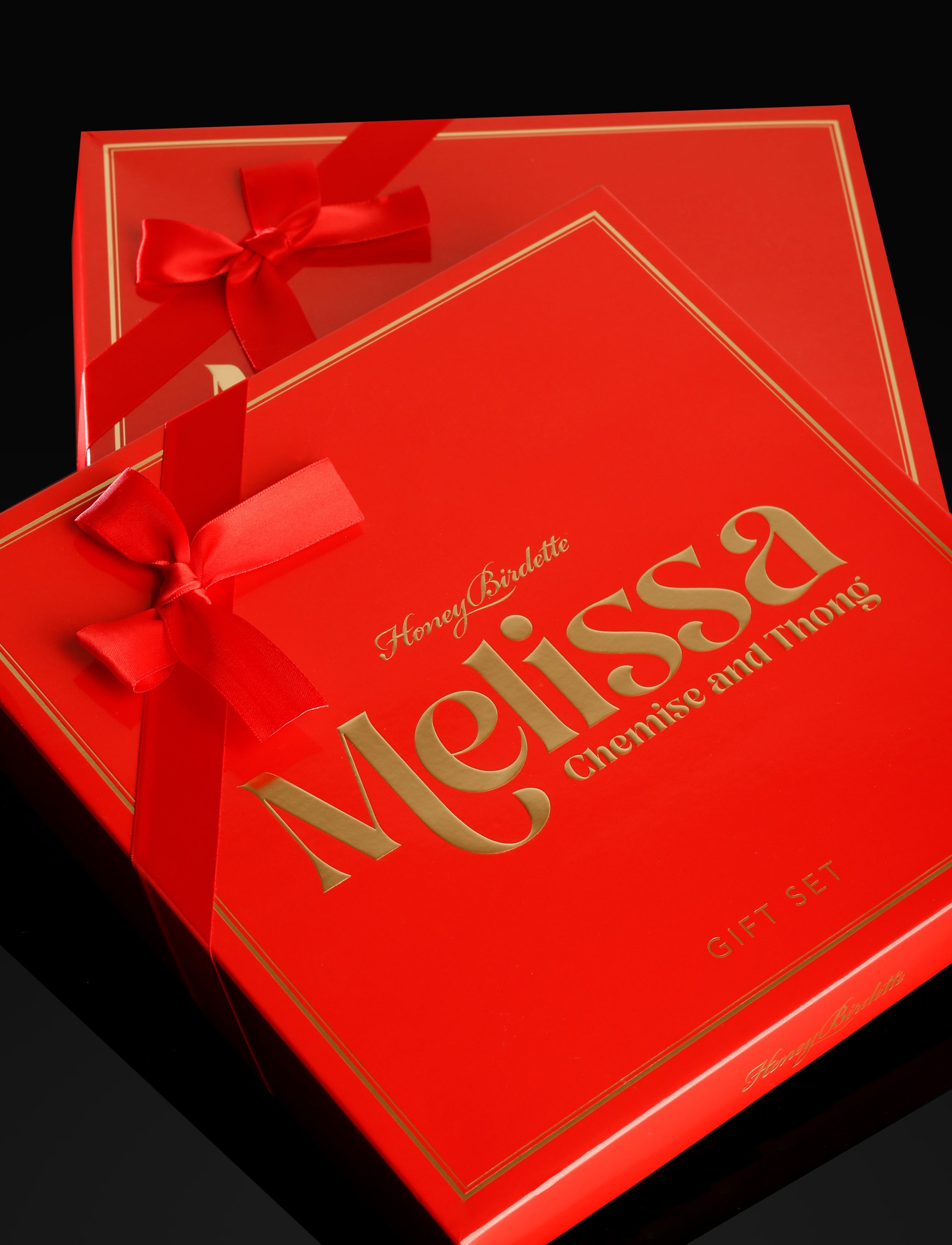 Melissa Raspberry Chemise & Thong Gift Set