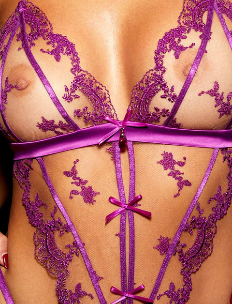 Madison Amethyst Bodysuit Set