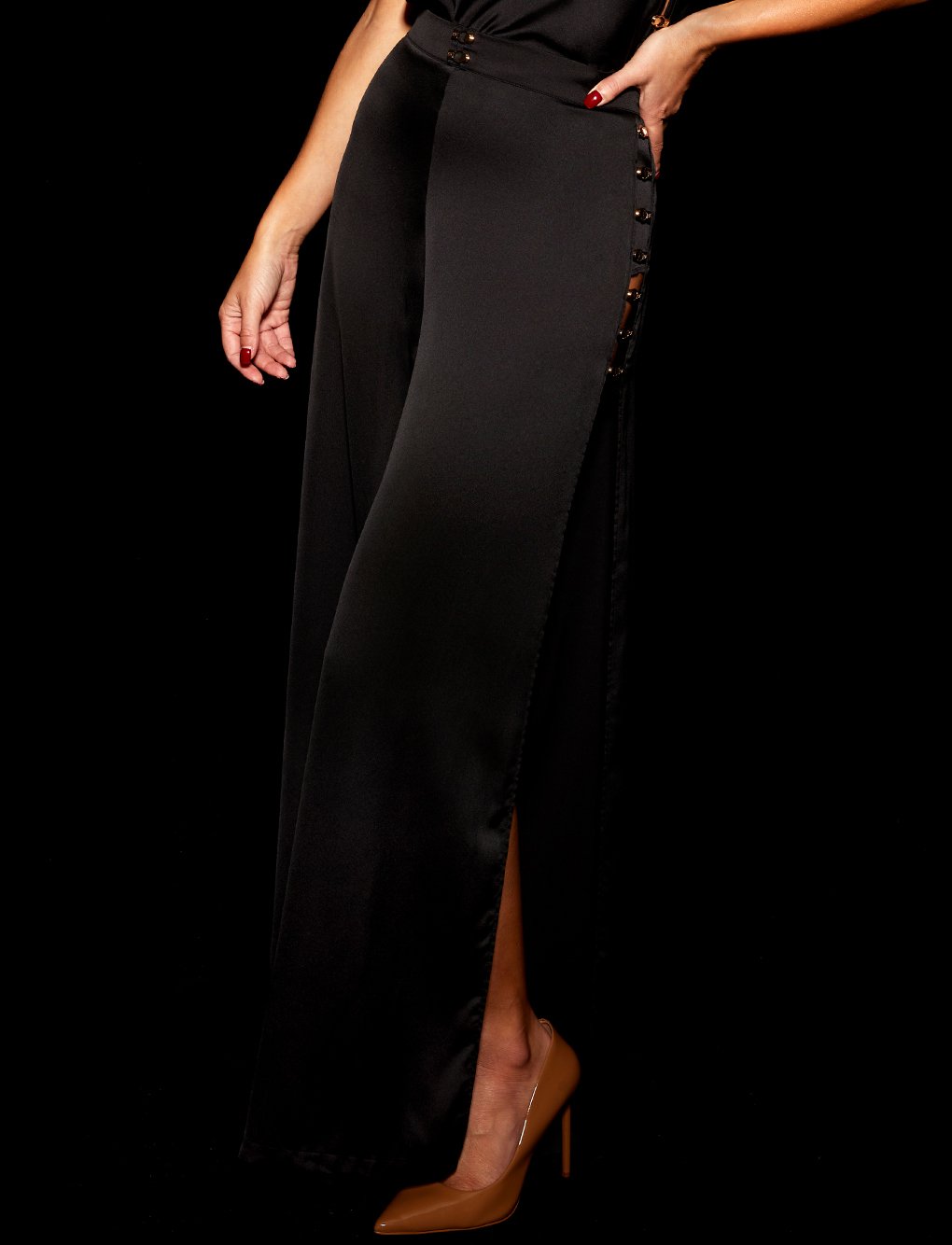 Melissa Black Pants Set